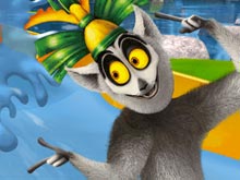 All Hail King Julien Wild Water Slide