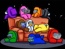 Among Us Space Run