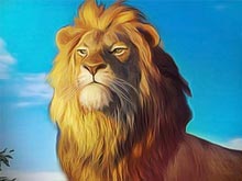 Angry Lion Sim City Attack