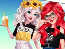 Ariel and Elsa Instagram Stars