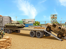 Army Machine Transporter Truck