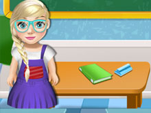 Baby Elsa School Decorate