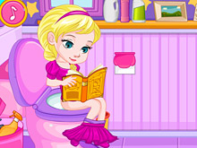 Baby Elsas Potty Train