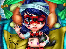 Baby Ladybug Injured
