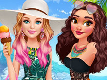Barbie Visits Moana