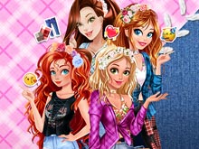 BFFs Patchwork Jeans
