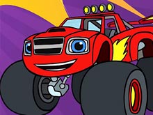 Blaze and the Monster Machines Coloring Book