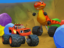 Blaze and the Monster Machines Speed Into Dino Valley