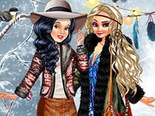 Boho Winter with Princesses
