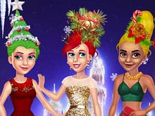 Christmas Tree Inspired Hairstyles