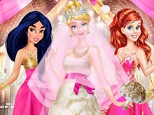 Cinderella Pink and Gold Wedding