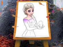 Coloring Book For Elsa