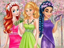 Colors of Spring Princess Gowns
