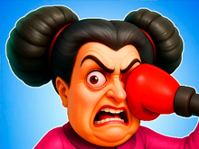 Crazy Aunty : Slap & Punch