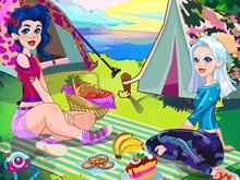 Crystal and Ava's Camping Trip