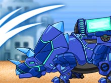 Dino Robot - Triceratops Blue