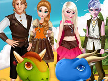 Disney Couple And Dragons