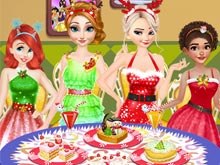 Disney Princesses Christmas Dinner