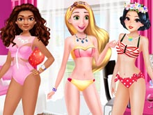 Disney Princesses Underwear Party