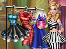 Dove Pinup Dolly Dress up