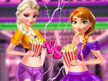 Ellie and Annie Movie Night