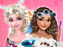 Elsa & Moana Fantasy Hairstyles