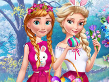 Elsa And Anna Easter Fun