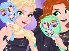 Elsa and Anna Villain Style