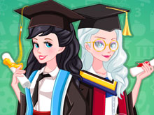 Elsa and Ariel Graduation Makeover