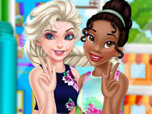 Elsa And Tiana BFFs