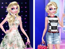 Elsa Long Hair Vs Short Hair Fashion