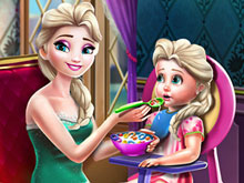 Elsa Mommy Toddler Feed