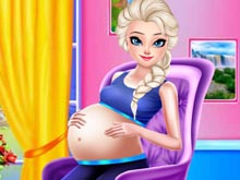 Elsa Pregnant Caring