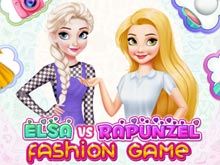 Elsa Vs Rapunzel Fashion Game