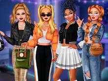Fashionable School Girls