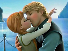Frozen Anna and Kristoff Kissing Puzzle