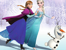 Frozen Elsa and Anna skates