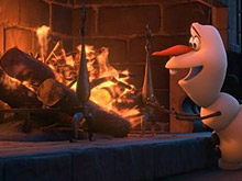 Frozen Olaf and Fire Puzzle