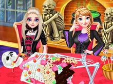 Frozen Sister Halloween Food Cooking