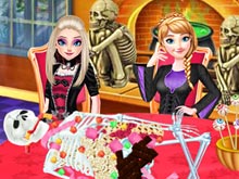 Frozen Sister Halloween Food Cooking