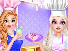 Frozen Sisters Afternoon Tea Cooking