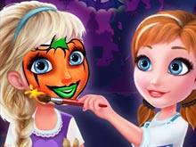 Frozen Sisters Halloween Face 