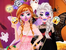 Frozen Sisters Halloween Party