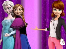 Frozen Sisters Wax Statue