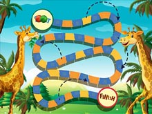 Giraffes Dice Race