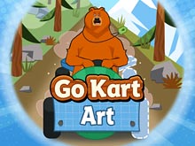 Grizzy & the Lemmings: Go Kart Art