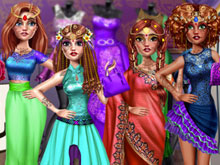 Indian Mehandi Dress Up