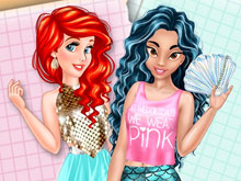 Jasmine and Ariel Wardrobe Swap