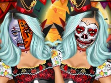 Kylie Jenner Halloween Face Art