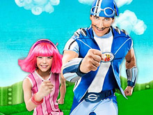 Lazy Town Sportacus and Stephanie